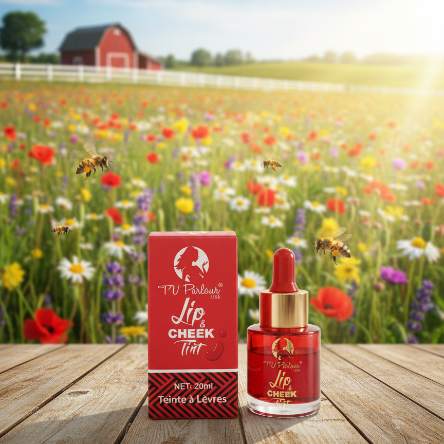 TV Parlour Lip & Cheek Tint | 20 ml | Moisturizing Dual‑Use Makeup| Made in China